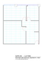 4544 Post Oak Pl, Houston, TX for lease Floor Plan- Image 1 of 1