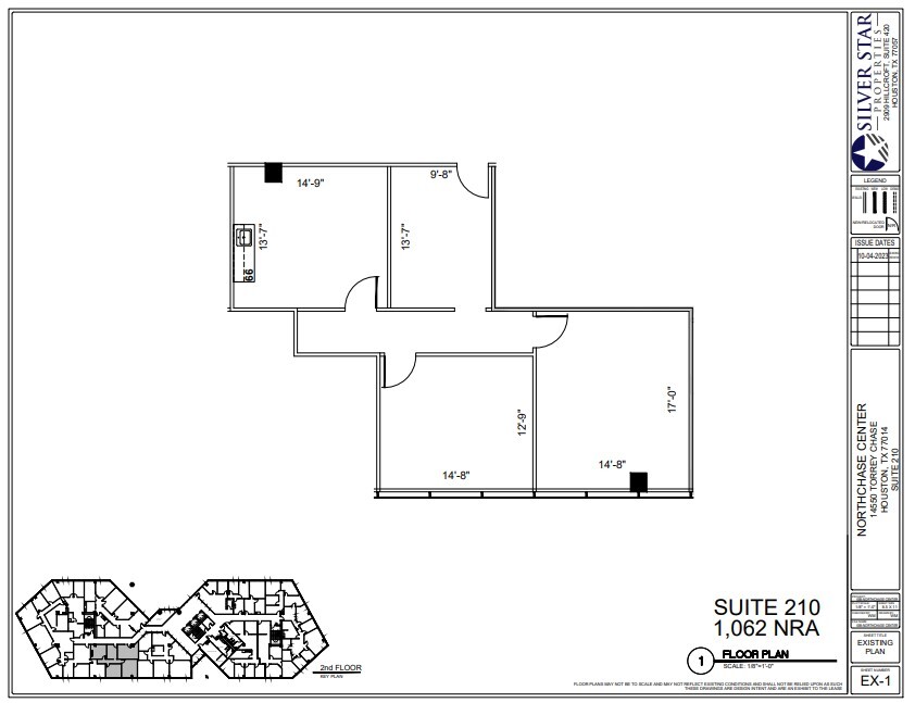 14550 Torrey Chase Blvd, Houston, TX à louer Plan de site- Image 1 de 1