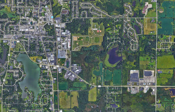 IL Route 173 & Brown Rd, Antioch, IL - Aérien  Vue de la carte