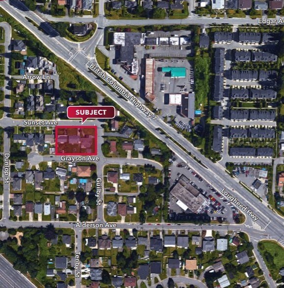 610-618 Sunset Ave, Coquitlam, BC for sale - Aerial - Image 1 of 1