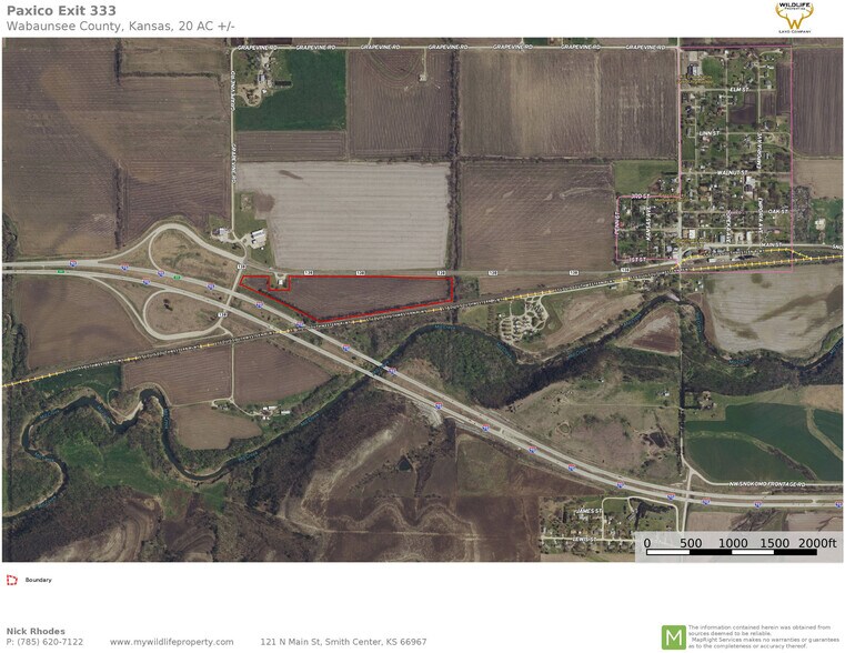 Kansas 138, Paxico, Kansas, USA, Paxico, KS à vendre - Photo du bâtiment - Image 3 de 3