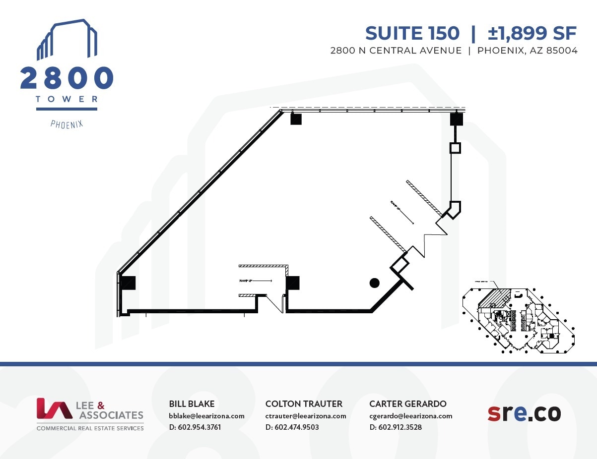 2800 N Central Ave, Phoenix, AZ for lease Floor Plan- Image 1 of 1