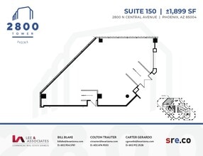 2800 N Central Ave, Phoenix, AZ for lease Floor Plan- Image 1 of 1