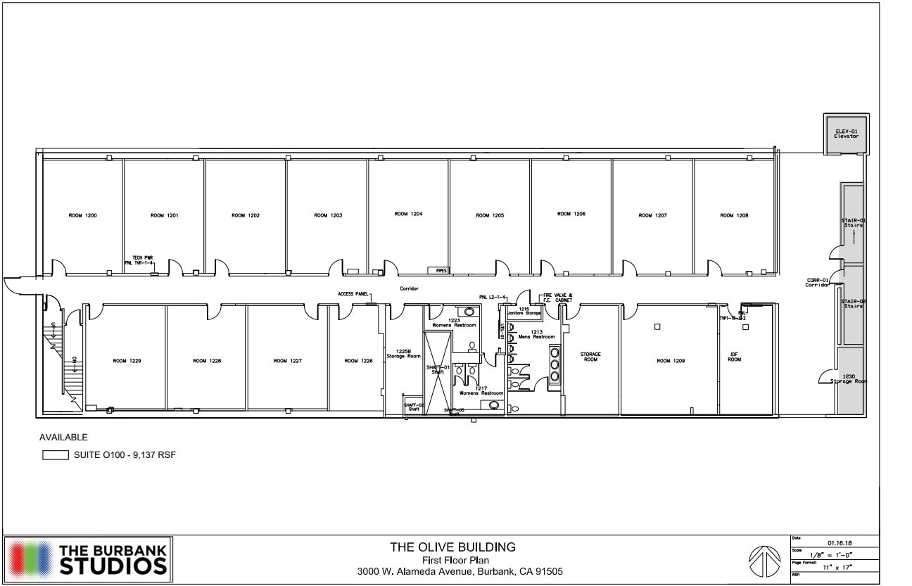 3000 W Alameda Ave, Burbank, CA for lease Floor Plan- Image 1 of 1