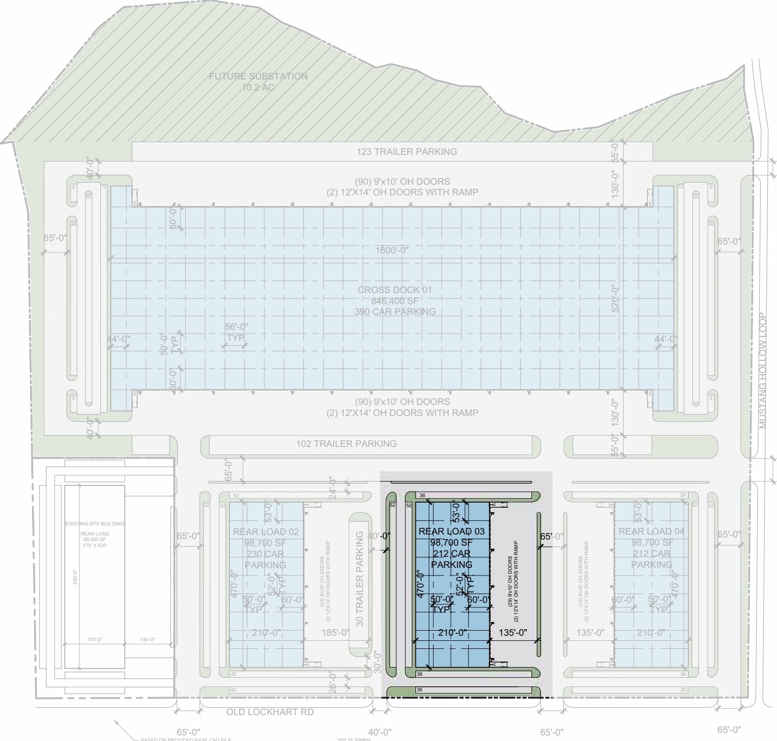 920 E Lone Star Dr, Mountain City, TX for lease Site Plan- Image 1 of 23