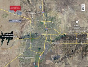 541 E Industrial Blvd, Pueblo West, CO - AÉRIEN  Vue de la carte - Image1