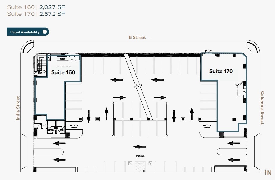 550 W C St, San Diego, CA for lease Floor Plan- Image 1 of 1