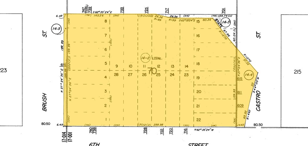 0 Castro St, Oakland, CA à vendre - Plan cadastral - Image 2 de 2