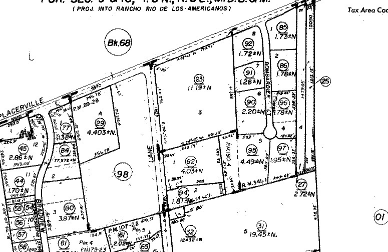 Old Placerville Rd Ln, Sacramento, CA à vendre - Plan cadastral - Image 2 de 2