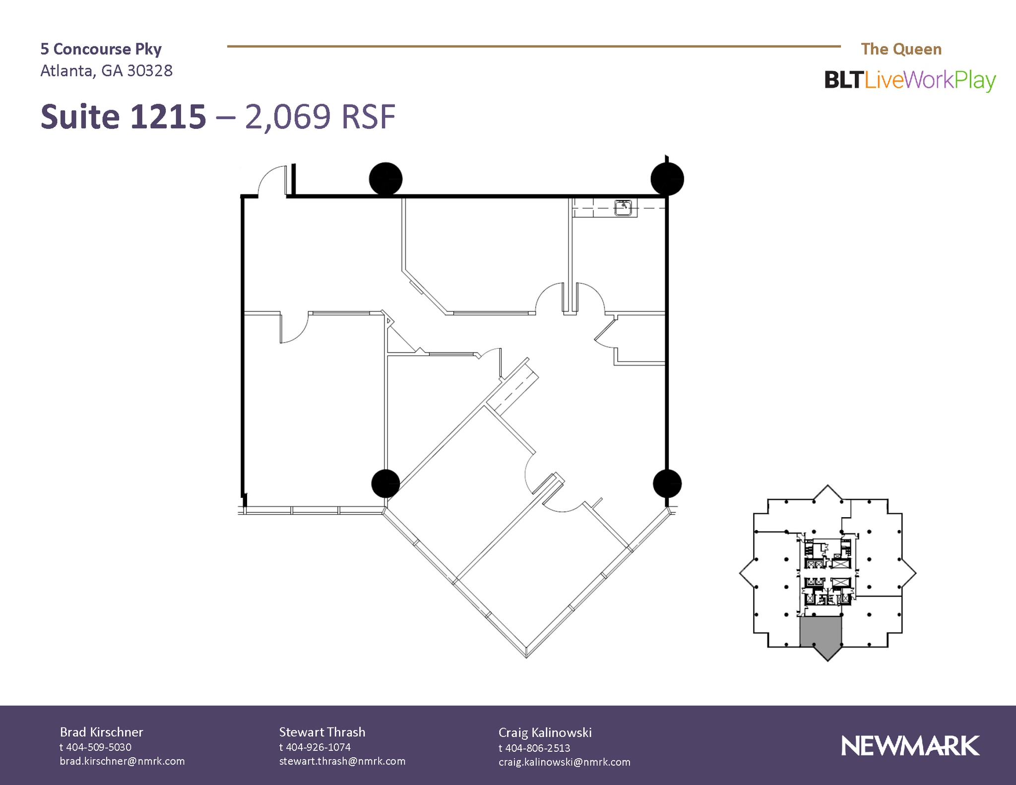 6 Concourse Pky NE, Atlanta, GA for lease Floor Plan- Image 1 of 1