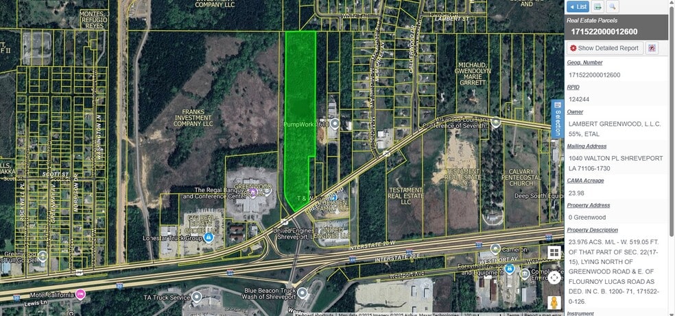 7240 Greenwood Rd, Shreveport, LA à vendre - Aérien - Image 1 de 6