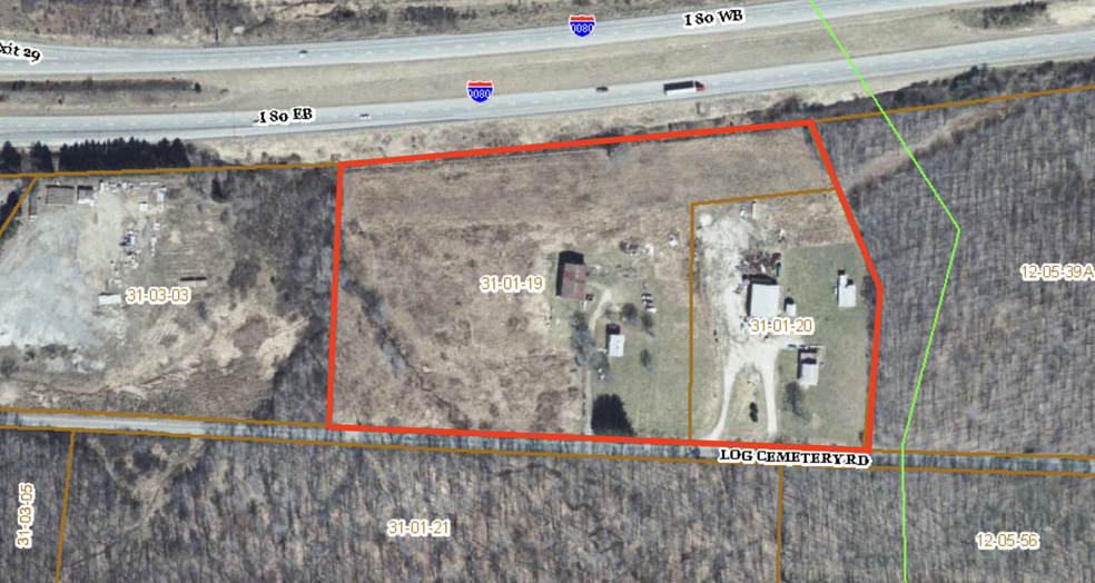 281 Log Cemetery Rd, Harrisville, PA for sale - Aerial - Image 1 of 1