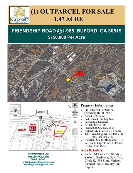 Friendship Rd at I-985, Buford, GA à vendre - Autre - Image 2 de 5
