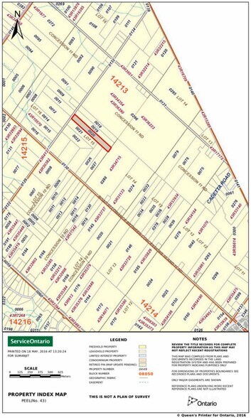 Countryside Drive Land Assembly portfolio of 4 properties for sale on LoopNet.ca - Plat Map - Image 3 of 7