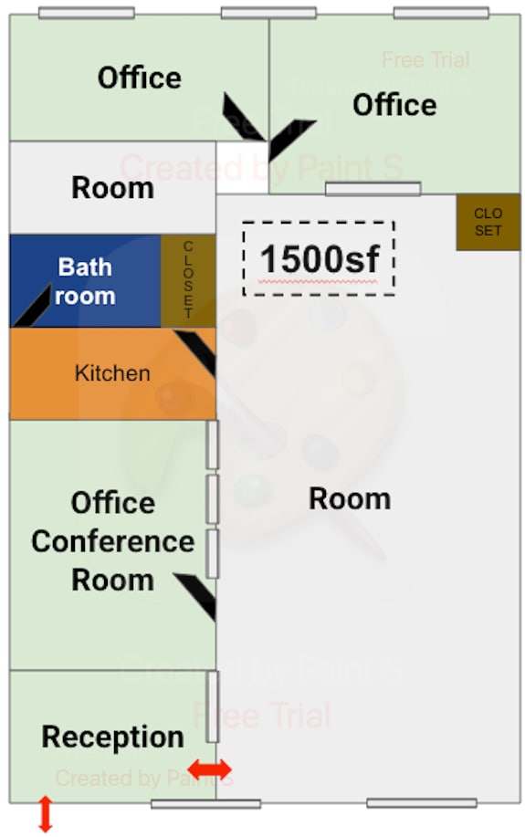 4755 Technology Way, Boca Raton, FL for lease Floor Plan- Image 1 of 7