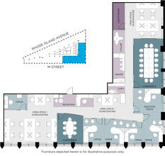 1730 Rhode Island Ave NW, Washington, DC à louer Plan d’étage- Image 1 de 1