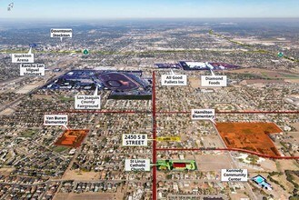 2450 S B St, Stockton, CA - AÉRIEN  Vue de la carte