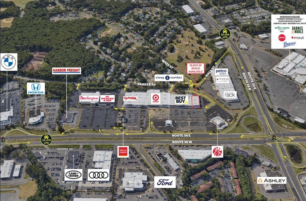 50-70 State Route 36, Eatontown, NJ for lease Building Photo- Image 1 of 10