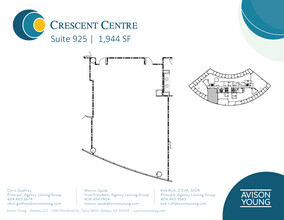 100 Crescent Center Pkwy, Tucker, GA for lease Floor Plan- Image 1 of 3