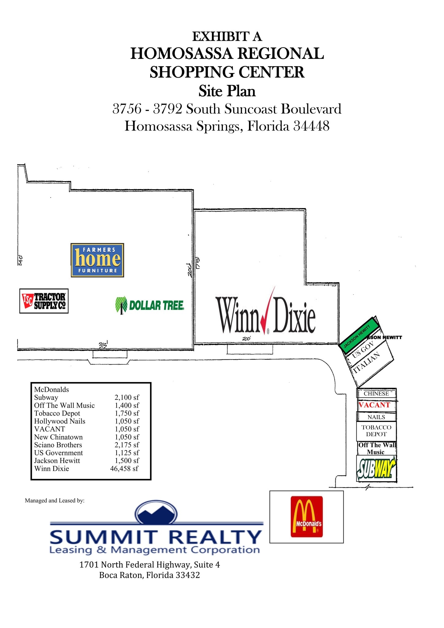 3756-3792 S Suncoast Blvd, Homosassa, FL for lease Site Plan- Image 1 of 9