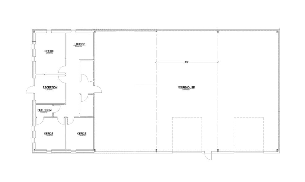 2002 Rotary Dr, Humble, TX for lease - Floor Plan - Image 3 of 3