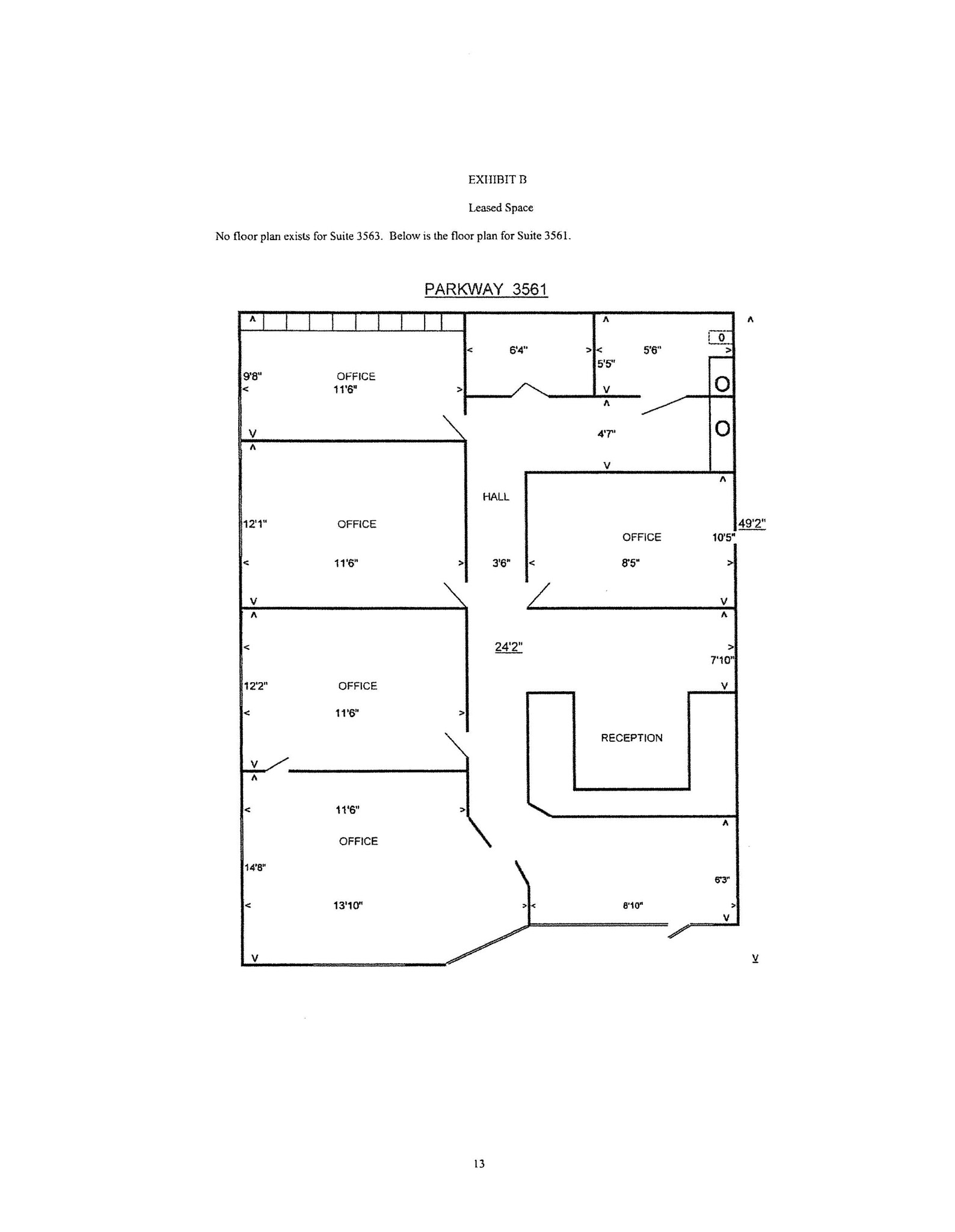 3531-3597 SW Corporate Pky, Palm City, FL à louer Plan d  tage- Image 1 de 1