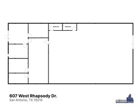603-609 W Rhapsody Dr, San Antonio, TX à louer Plan d’étage- Image 1 de 1