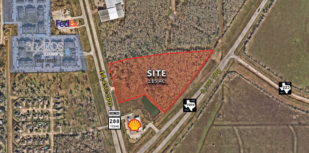 NEC SH 288 and FM 2004, Richwood, TX à vendre Photo principale- Image 1 de 2