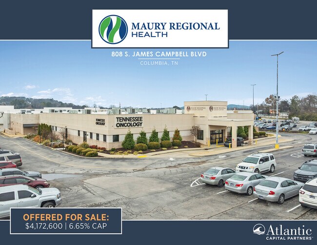 Plus de détails pour 808 S James M Campbell Blvd, Columbia, TN - Soins de santé à vendre