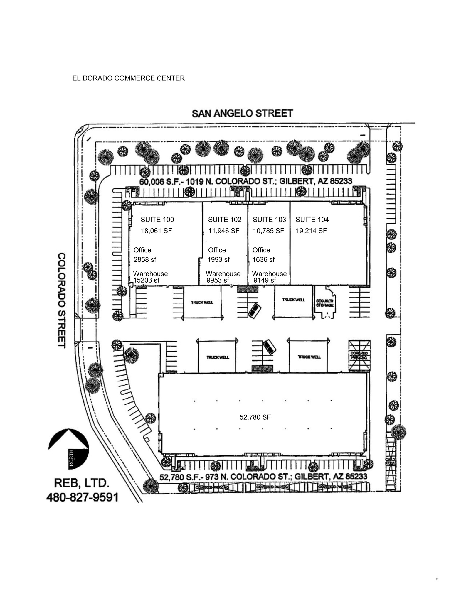 1019 N Colorado St, Gilbert, AZ for lease Site Plan- Image 1 of 1