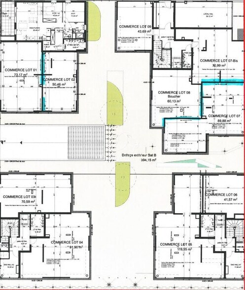 Retail in Pusignan for lease - Floor Plan - Image 2 of 4