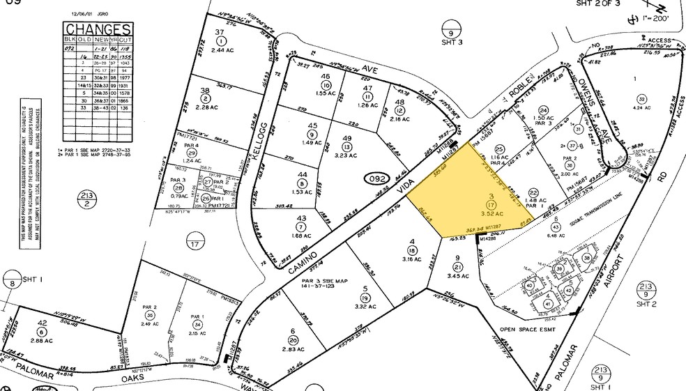 1947 Camino Vida Roble, Carlsbad, CA for lease - Plat Map - Image 2 of 7