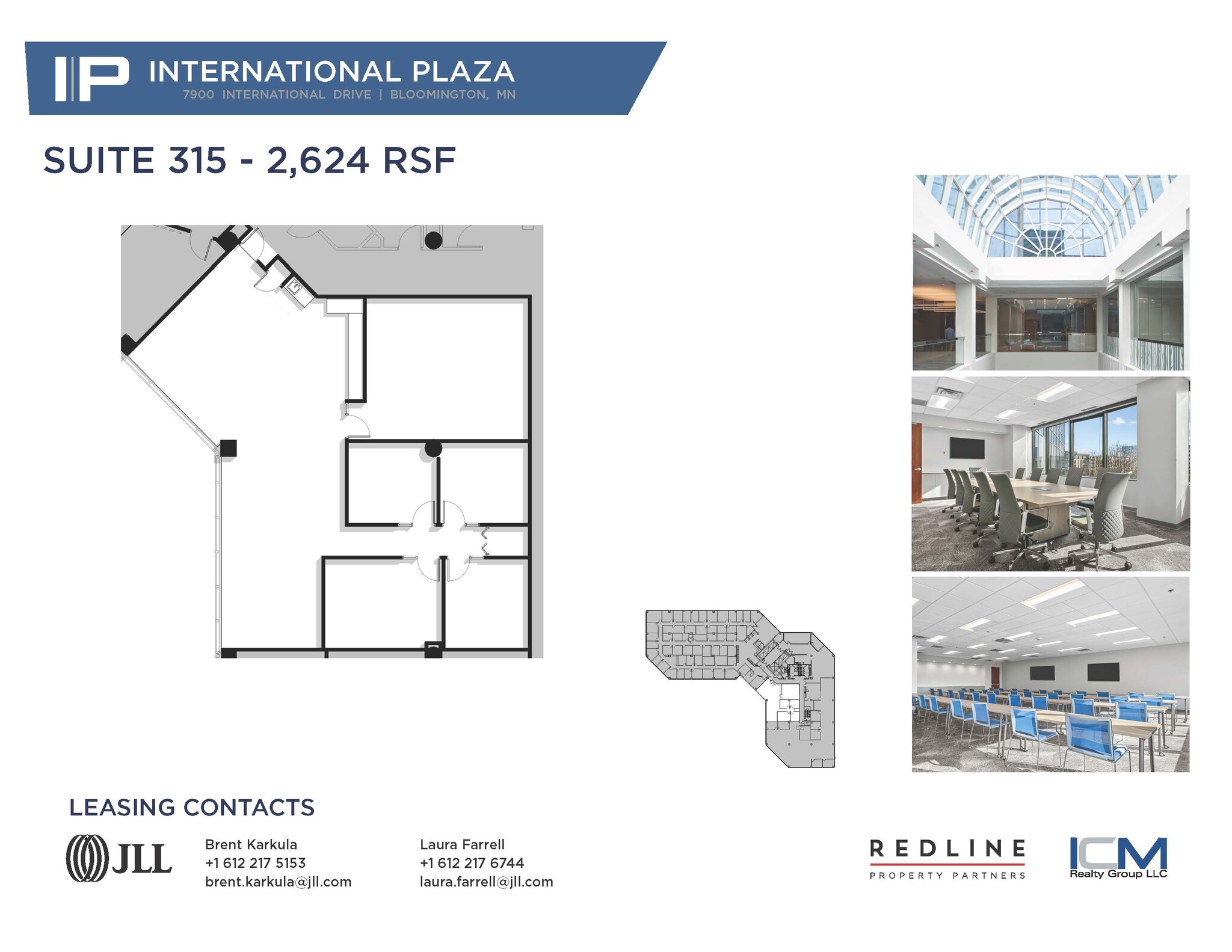 7900 International Dr, Bloomington, MN à louer Plan d  tage- Image 1 de 1