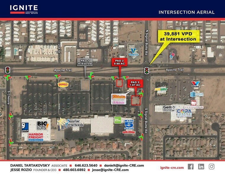 Signal Butte Pads, Mesa, AZ for lease - Aerial - Image 2 of 6
