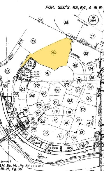500 University Ave, Sacramento, CA for lease - Plat Map - Image 2 of 9