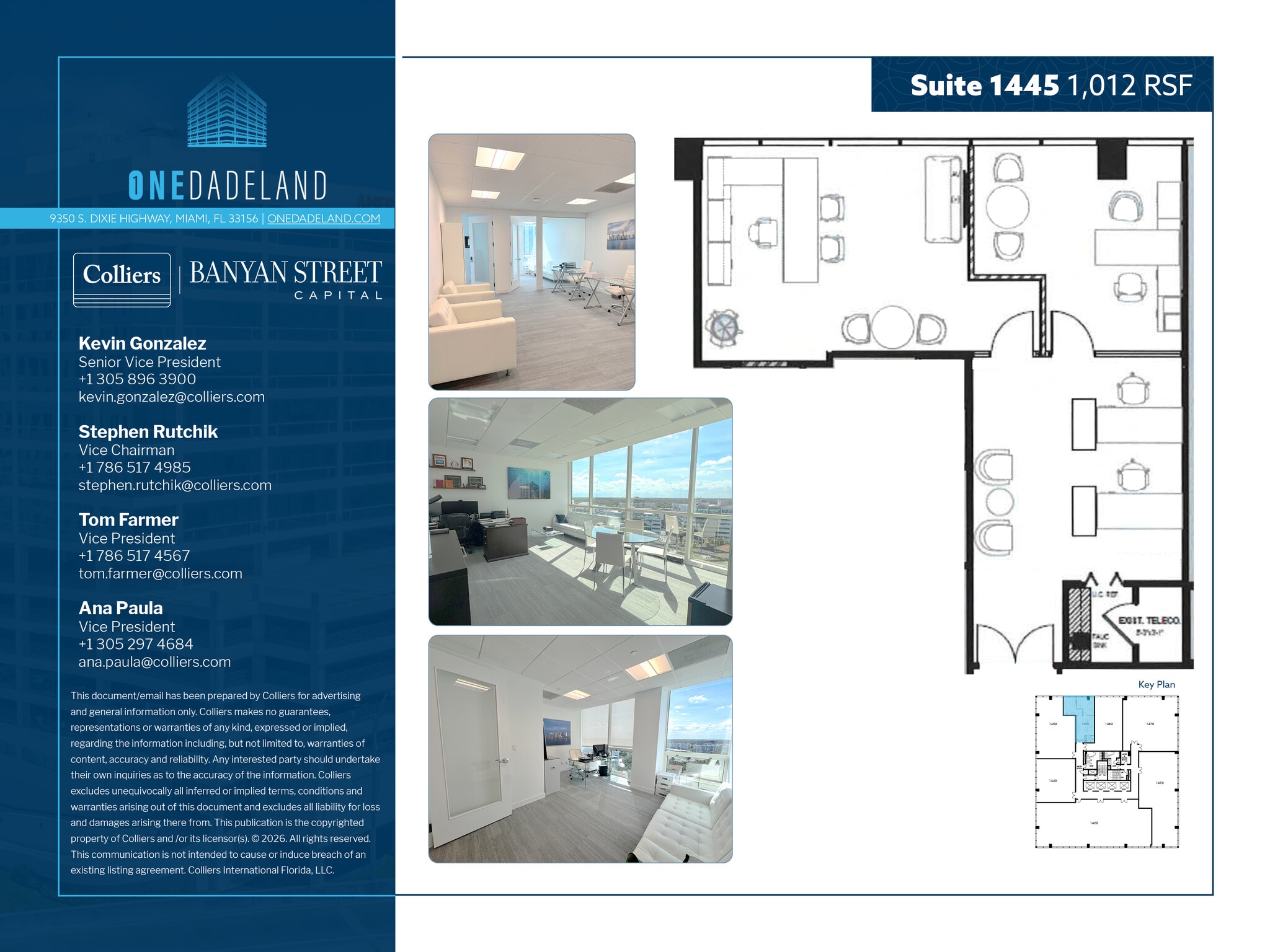 9350 S Dixie Hwy, Miami, FL à louer Plan d’étage- Image 1 de 1
