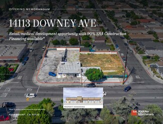 Plus de détails pour 14113 Downey Ave, Paramount, CA - Bureau à vendre