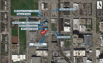 864 N Orleans St, Chicago, IL - AERIAL  map view - Image1