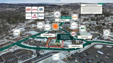 14 Boulevard Ave, Catskill, NY - AERIAL  map view - Image1