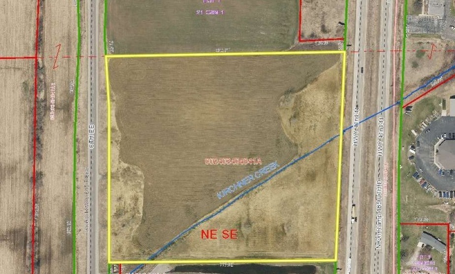 County Rd. EE, Abrams, WI for sale - Plat Map - Image 2 of 5