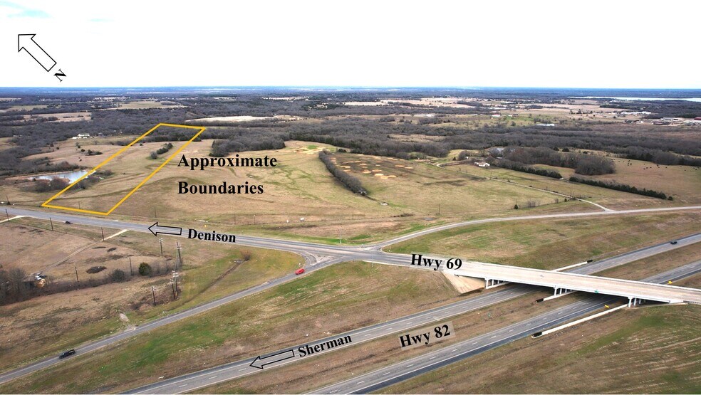 TBD 40 Acres Highway 69 Bells Texas 75414, Bells, TX à vendre - Aérien - Image 1 de 38