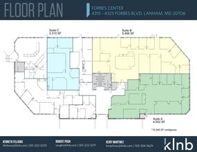 4315-4325 Forbes Blvd, Lanham, MD for lease Floor Plan- Image 1 of 4