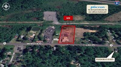 9334 Brewerton Rd, Brewerton, NY - Aerial map view