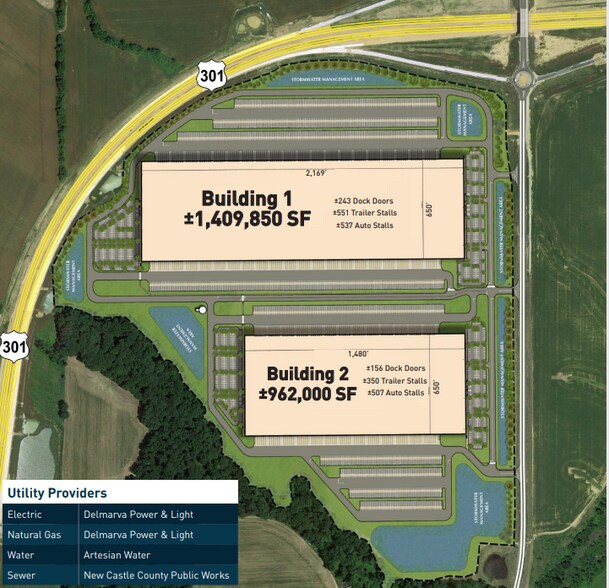 Jamison Corner Rd, Middletown, DE à louer - Plan de site - Image 3 de 3