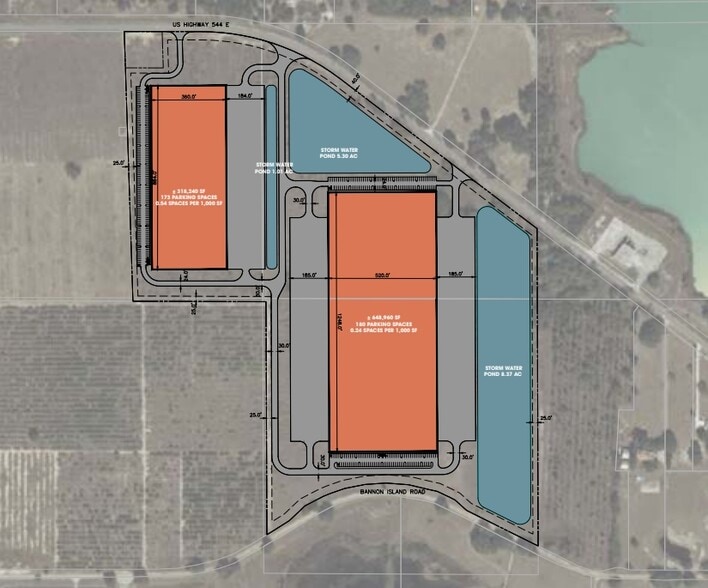 0 US Highway 544 E, Haines City, FL for lease - Site Plan - Image 3 of 4