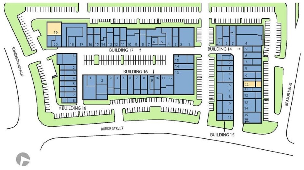 12115 Burke St, Santa Fe Springs, CA for lease - Site Plan - Image 2 of 15