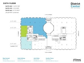 555 12th St NW, Washington, DC à louer Plan d’étage- Image 1 de 1