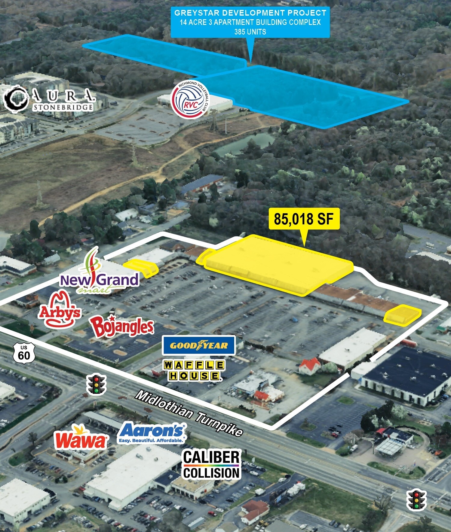 7415-7485 Midlothian Tpke, Richmond, VA for lease Primary Photo- Image 1 of 8