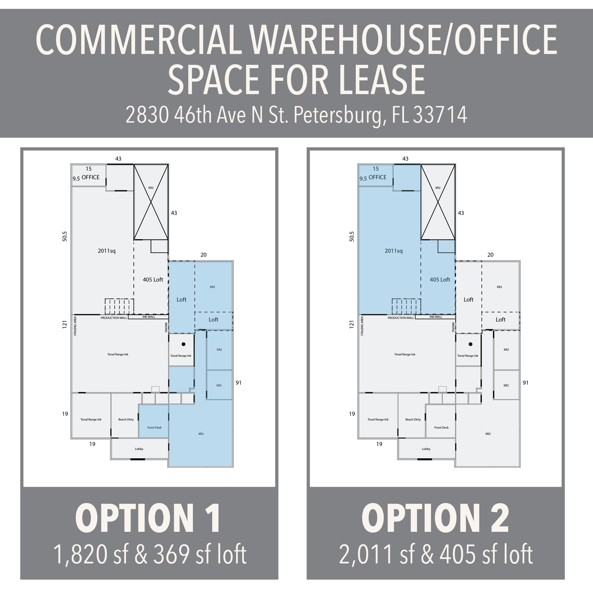 2830 46th Ave N, Saint Petersburg, FL for lease Floor Plan- Image 1 of 1