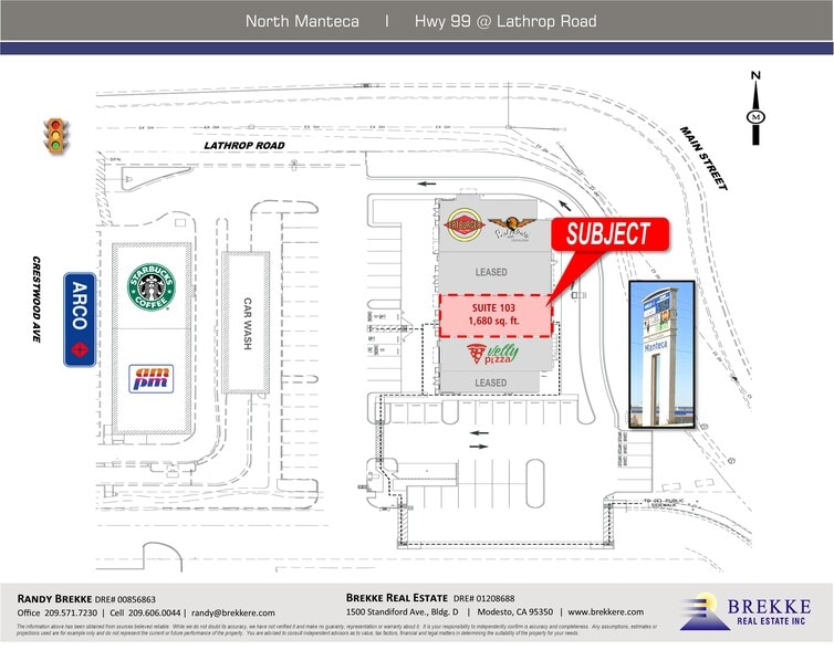 Hwy 99 & Lathrop Rd, Manteca, CA for lease - Building Photo - Image 3 of 5